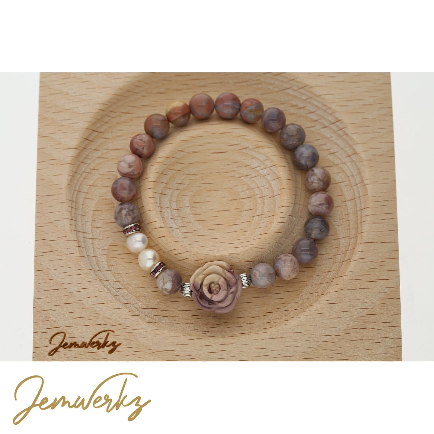 Alashan Agate Bracelet | Agate Bracelet | Jemwerkz