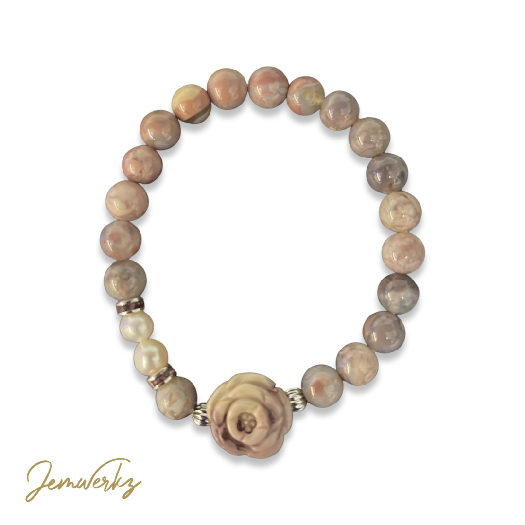 Alashan Agate Bracelet | Agate Bracelet | Jemwerkz