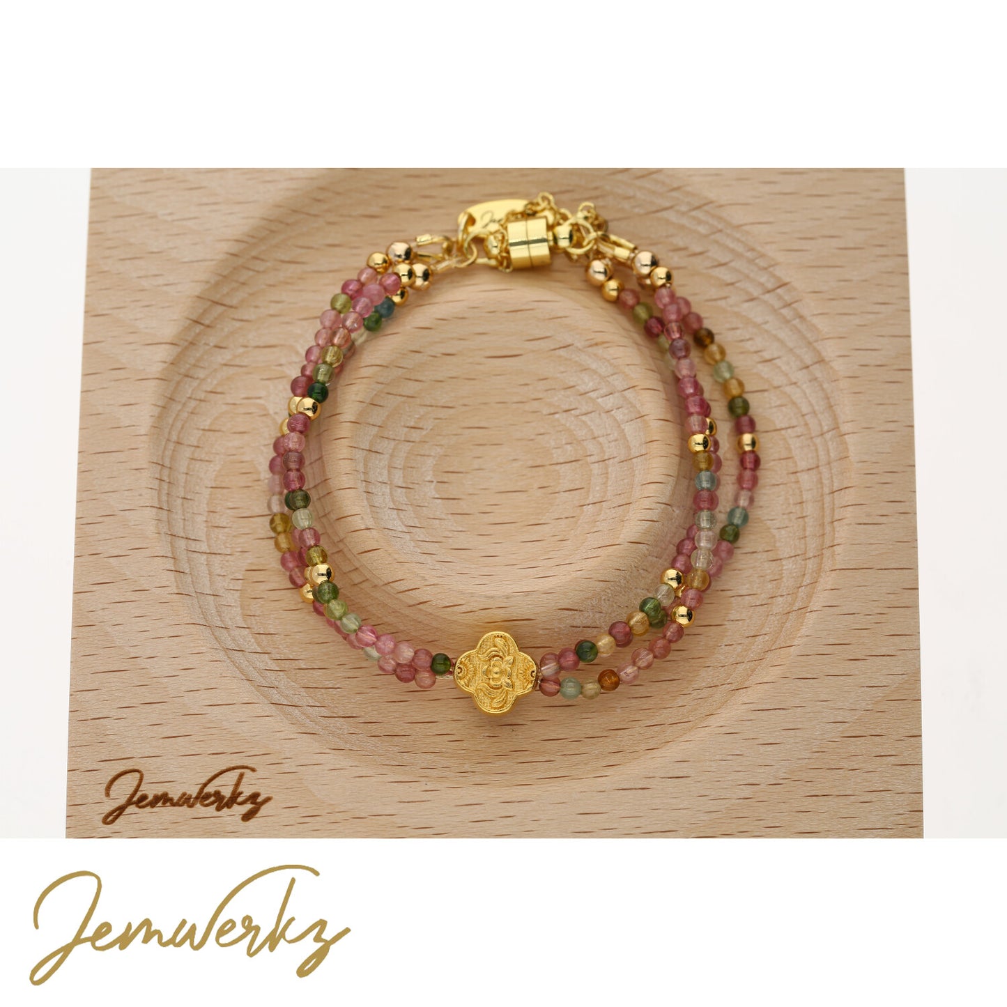 TAMIKO - Tourmaline Three-strand Bracelets