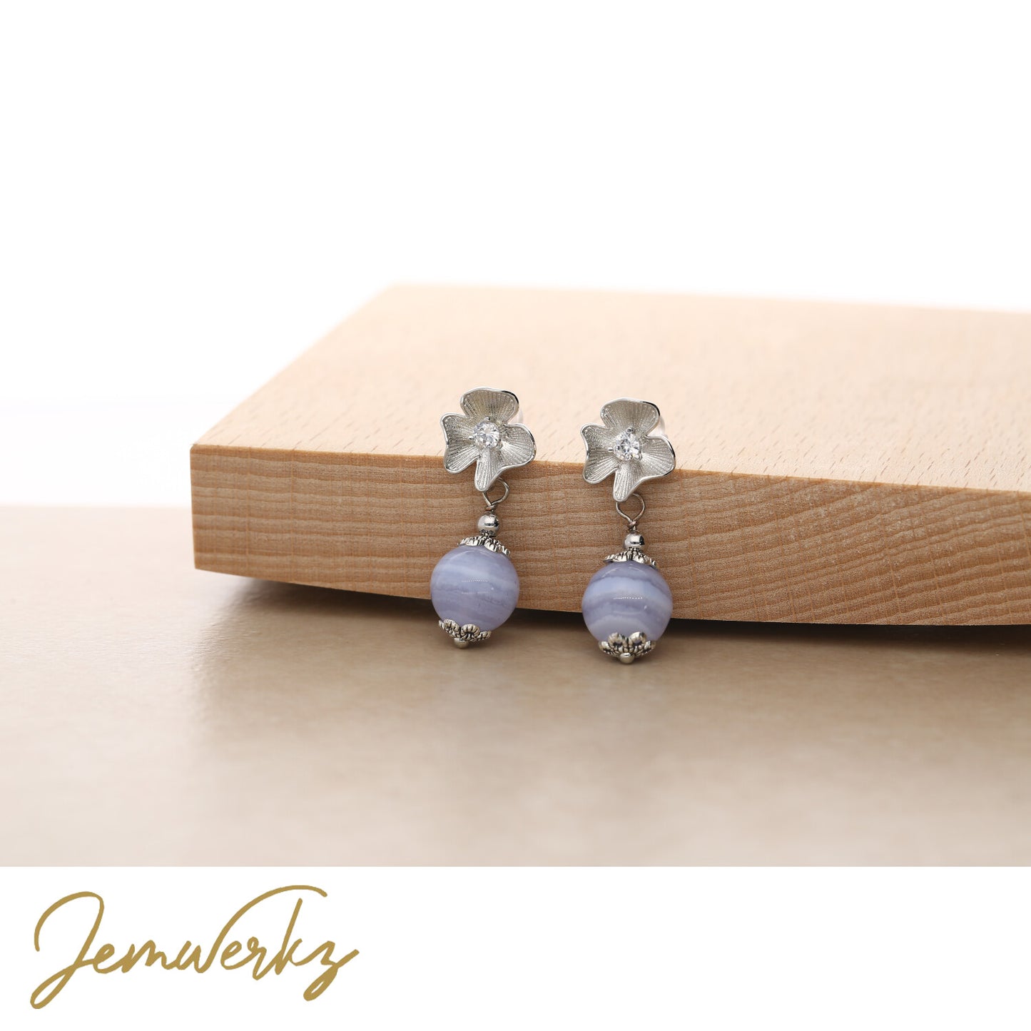 Wedding Earrings Silver | Wedding Earrings Pearl | Jemwerkz