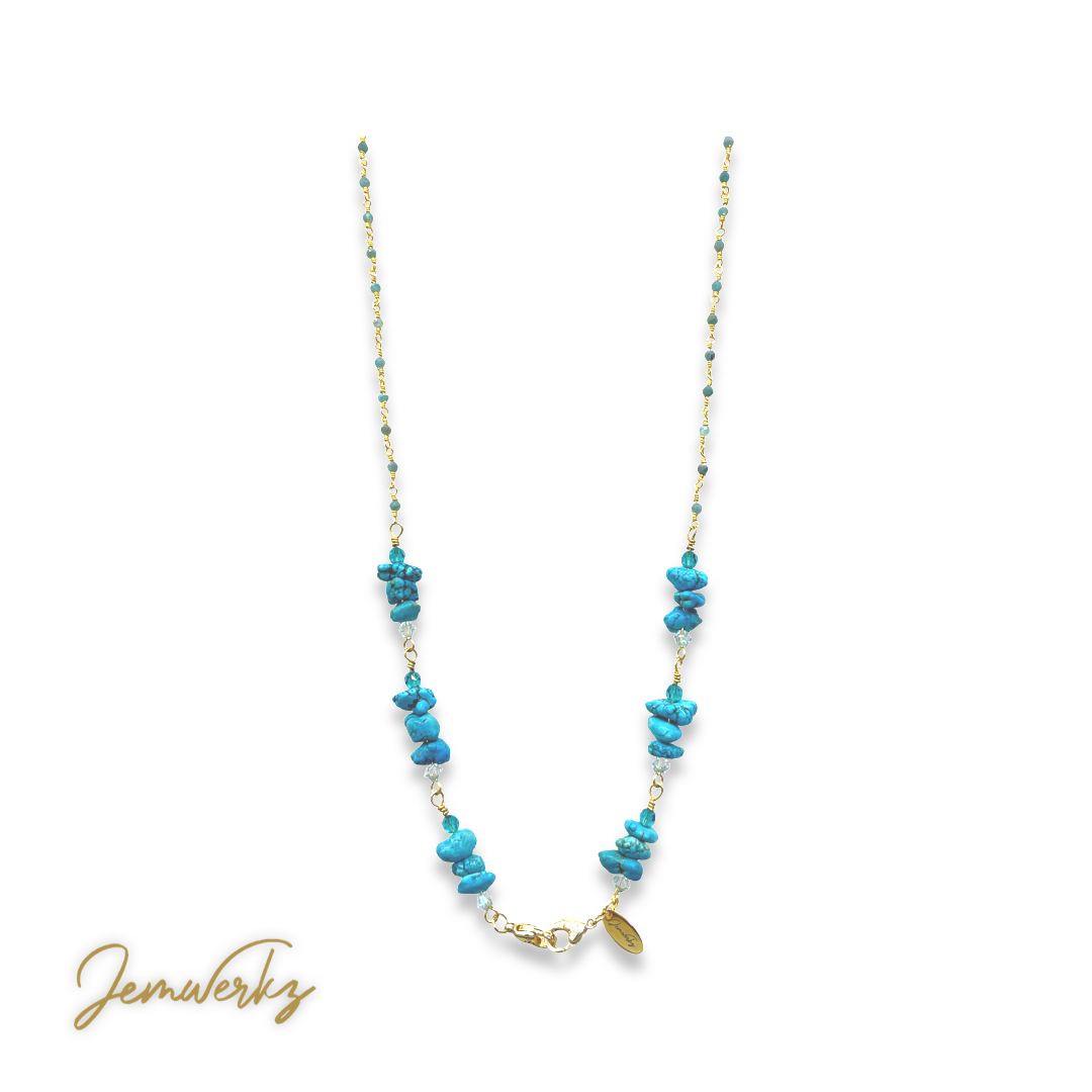 Face Mask Chains | ALETTE - Howlite Mask Chain | Jemwerkz