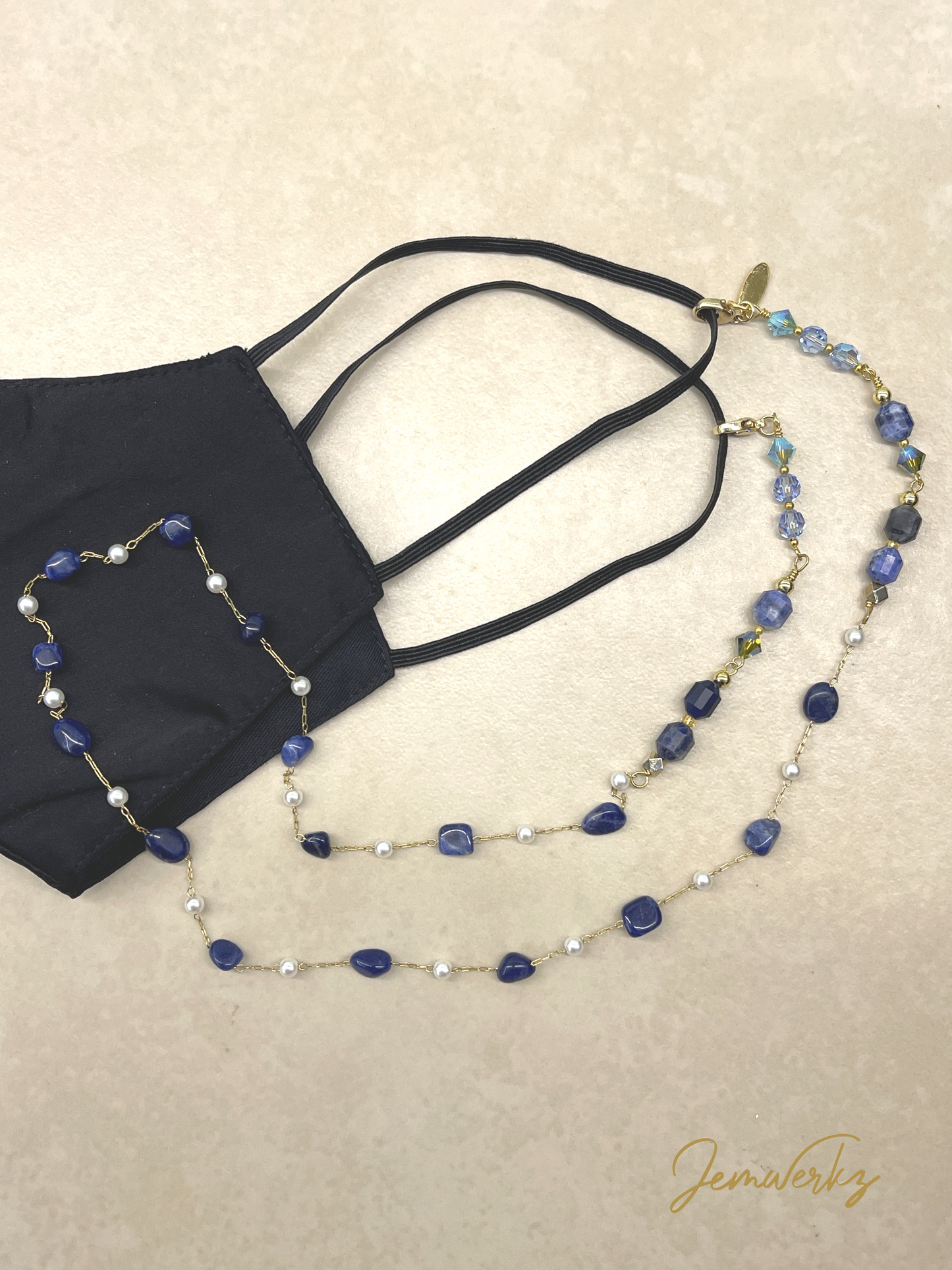 SKYE - Sodalite Mask Chain