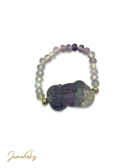 FERGIE - Fluorite Pixiu Ring