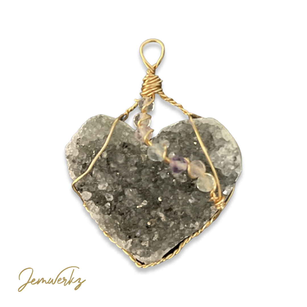 Wire Wrapped Pendant | Women Jewelry | ANGELA 1.1 | Jemwerkz