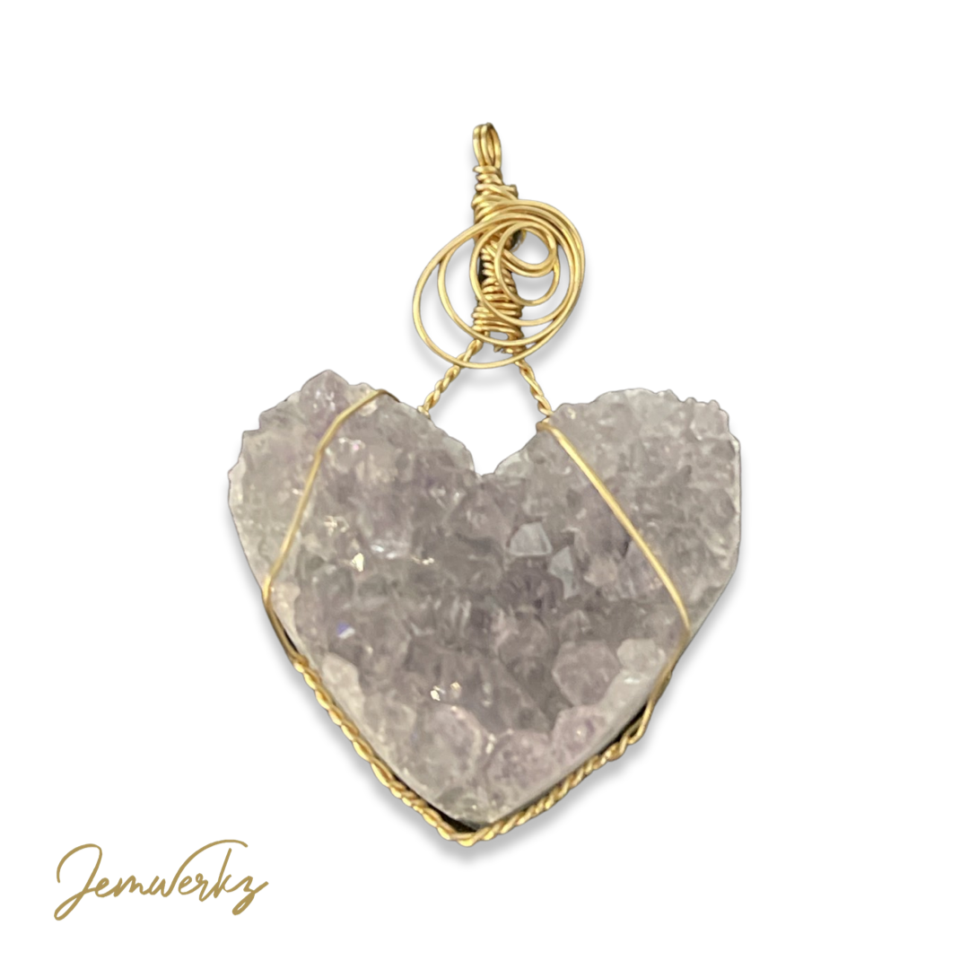 Wire Wrapping Stones | Wire Wrapped Pendant | ANGELA 1.2 | Jemwerkz