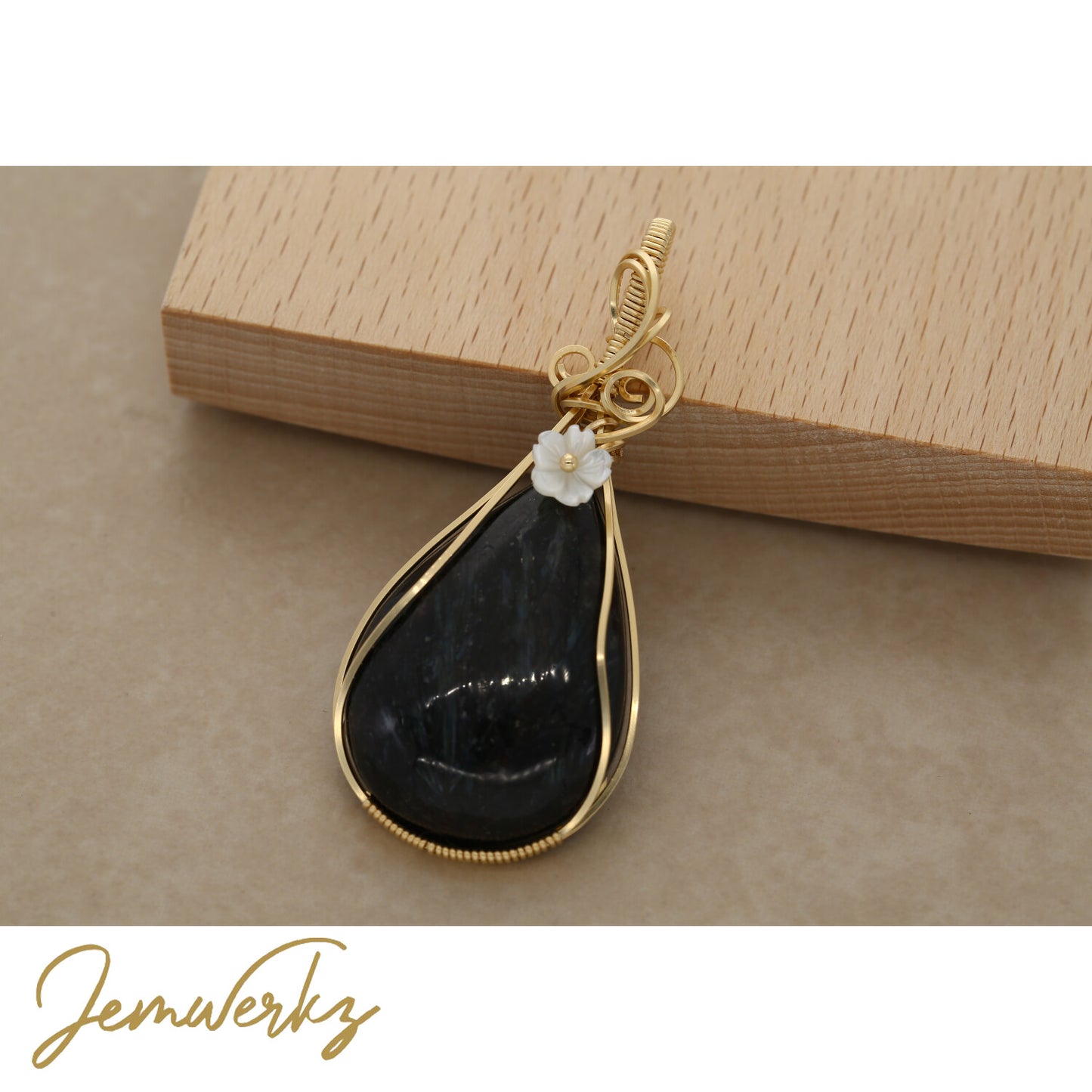 Astrophyllite Wire Wrapped Pendant | Astrophyllite Pendant | Jemwerkz