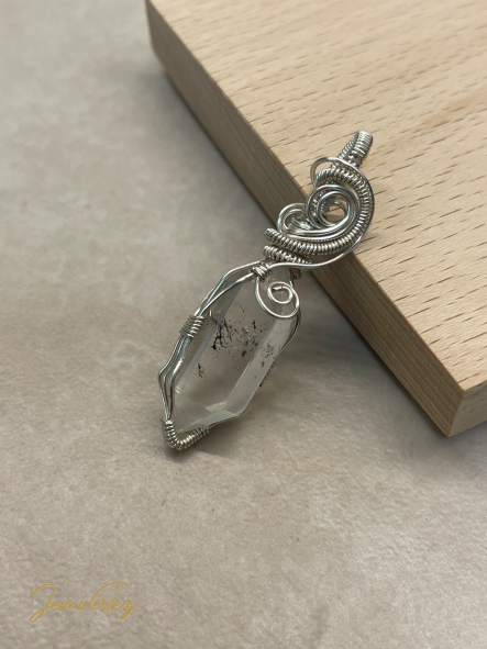 HARLEY 1.0 - Herkimer Diamond Wire-wrapped Pendant
