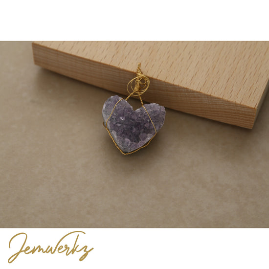 Wire Wrapping Stones | Wire Wrapped Pendant | ANGELA 1.2 | Jemwerkz