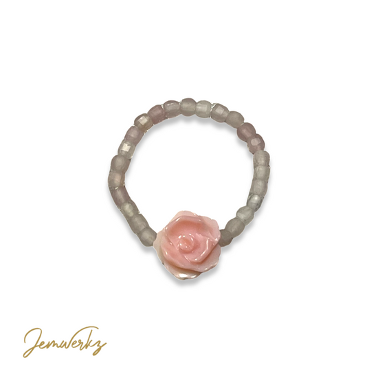 QUITERIE - Queen Conch Shell Rose Ring